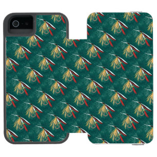 Coque-portefeuille iPhone 5 Incipio Watson™ Truite "Fin" Mouche mouillée mouillée mouillée à m