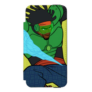 Coque-portefeuille iPhone 5 Incipio Watson™ Wasabi surchargé