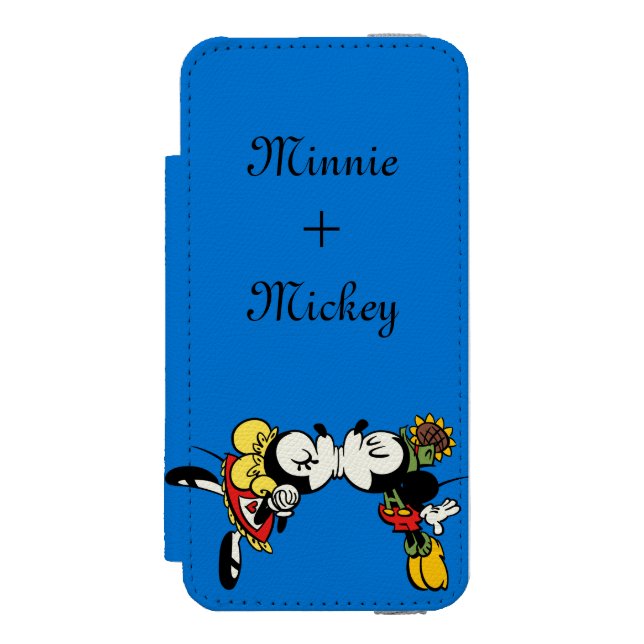 Coque Portefeuille Incipio Pour iPhone Yodelberg Mickey | Baiser (Folio Devant)