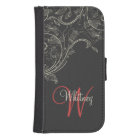 Caisse grise de téléphone d'abrégé sur floral