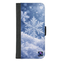 Flocons de neige scintillants d'hiver