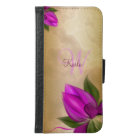 Floral rose de marbre d'or