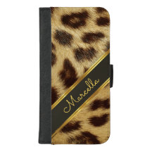 iPhone 8plus de mod de monogramme de fourrure de
