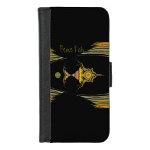 LavishlyOn Multi-Coloured Peace Fish Coque-Mate iP