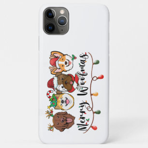 Coque pour iPhone 11 Pro Max Typography Merry Woof