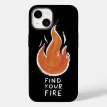 Allumez Votre Passion | iPhone 14 Coque Feu Dessin