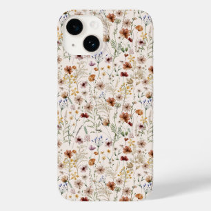 Coque Pour iPhone 14 Aquarelle Boho Floral Pattern iPhone / coque ipad
