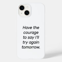 Ayez Le coque iphone Courage