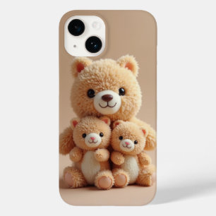 Coque Pour iPhone 14 Bear Family iPhone 14 Coque