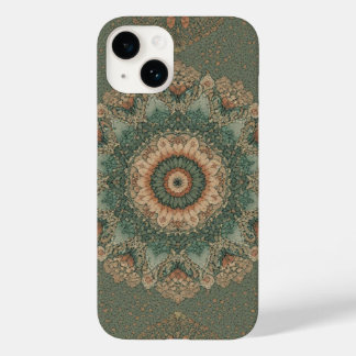 Coque Pour iPhone 14 Boho Floral Mandala Watercolor coque iphone