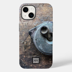 Coque Pour iPhone 14 Bois rustique Masculine Bois dur coque iphone