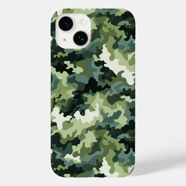 Coque Pour iPhone 14 Camo Imprimer iPhone 14 Coque (Verso)