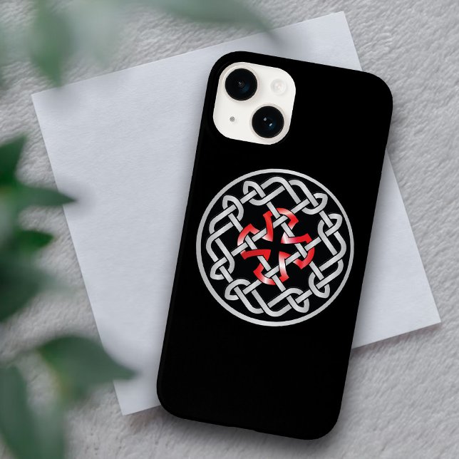 Coque Pour iPhone 14 Celtic noeud rouge iPhone 14 Coque (Créateur téléchargé)