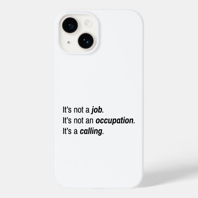 Coque Pour iPhone 14 C'est un coque iphone d'appel (Verso)