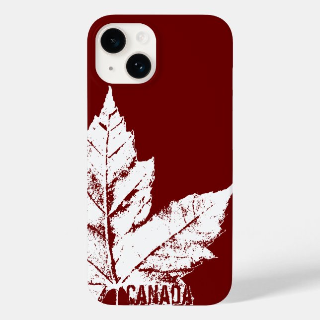 Coque Pour iPhone 14 Cool Canada iPhone 6 coque Canada Feuille d'érable (Verso)