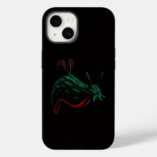 Coque Pour iPhone 14 Coque iPhone 14 Mate Black 4 Luxe, Limace de Mer N