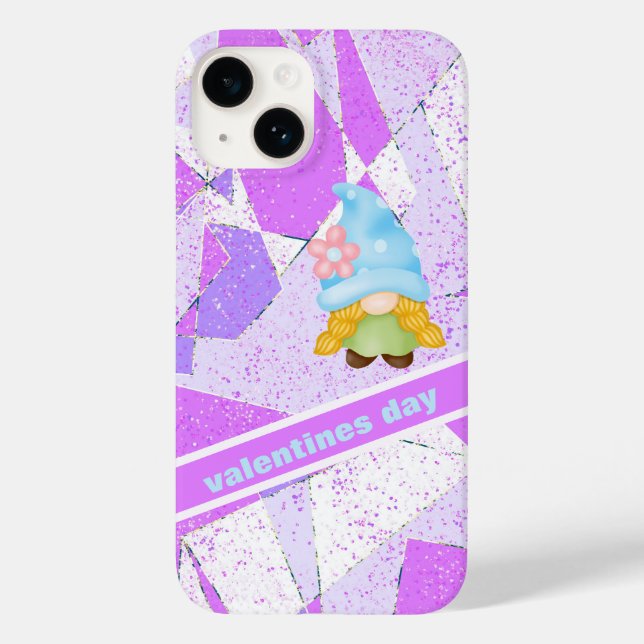 Coque Pour iPhone 14 coque iphone de la journée des valentines roses (Verso)