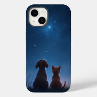 Coque iphone de marionnettes et chaton