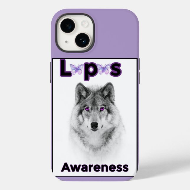 Coque Pour iPhone 14 Coque iphone de sensibilisation Lupus (Verso)