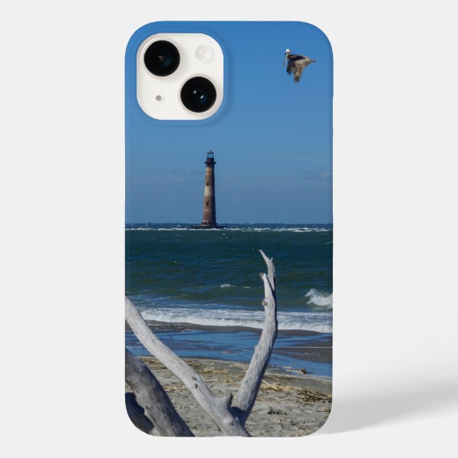 Coque Pour iPhone 14 Coque iphone de visite phare (Verso)