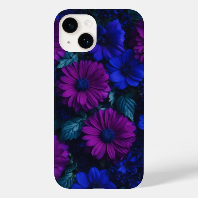 Coque Pour iPhone 14 coque iphone esthétique fleur sauvage (Verso)