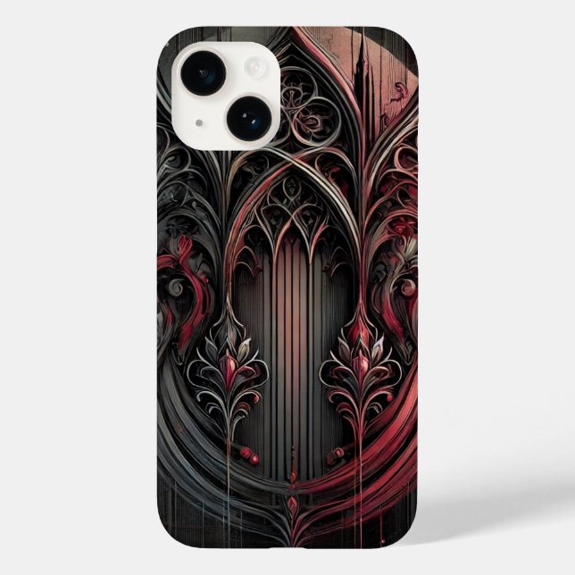 Coque Pour iPhone 14 Coque iphone gothique (Verso)