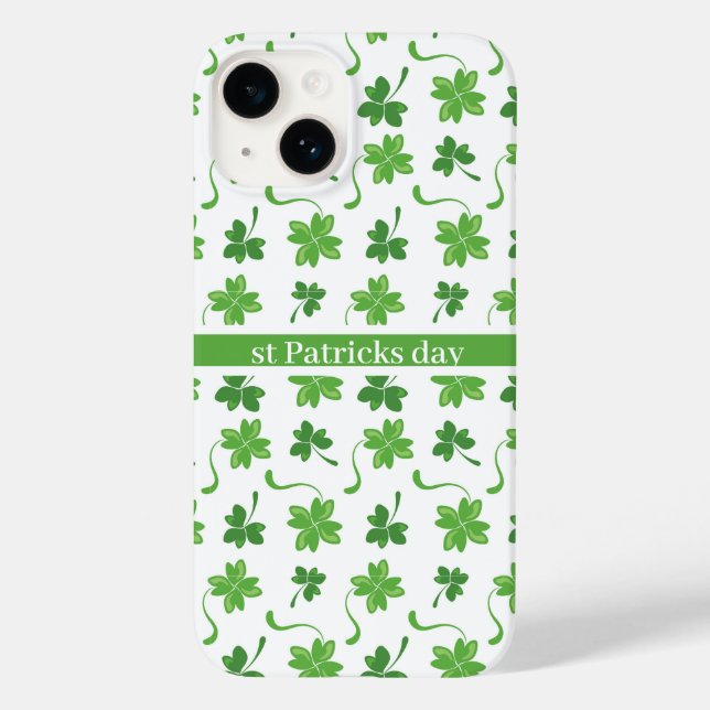 Coque Pour iPhone 14 coque iphone Jour de la Saint Patrick (Verso)