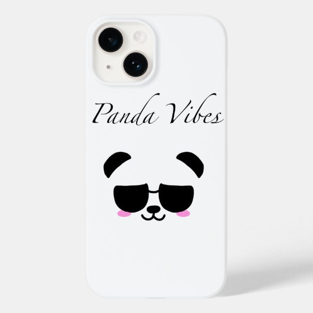 Coque Pour iPhone 14 COQUE IPhone Panda Vibes (Verso)
