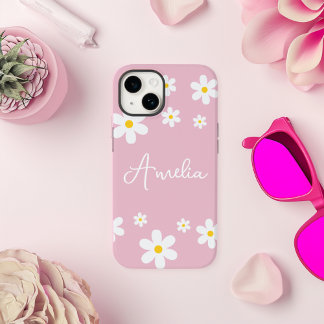 Coque Pour iPhone 14 Coque iphone personnalisé Floral Daisy
