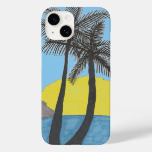 Coque Pour iPhone 14 Coque iphone tropical de palmier