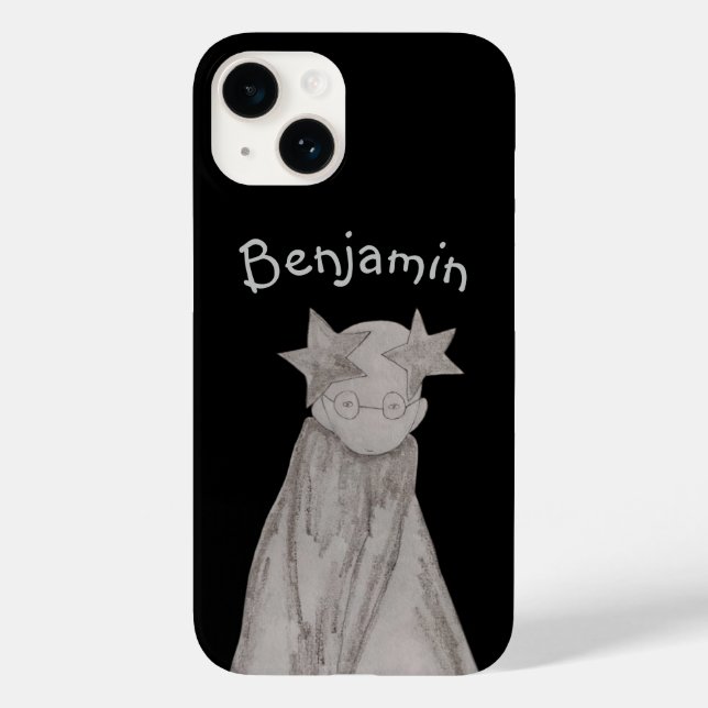 Coque Pour iPhone 14 Étoiles et lunettes bébé Coque-Mate coque iphone (Verso)