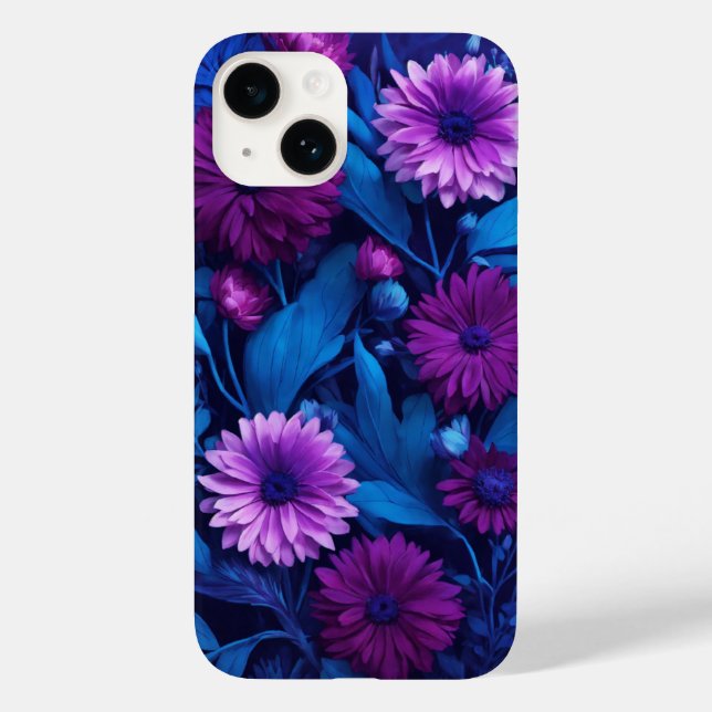 Coque Pour iPhone 14 FloraBloom : Élégant coque iphone Floral (Verso)