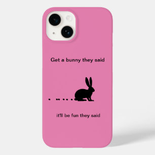 Coque Pour iPhone 14 Funny Bunny Poop Coque-Mate iPhone 14 Coque