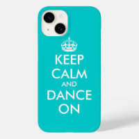 Gardez le calme et la danse sur iPhone 14 coque |
