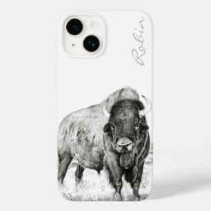 Coque Pour iPhone 14 Hamilton ~ American Bison iPhone 14 Coque