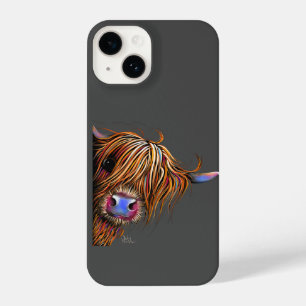 Coque Pour iPhone 14 Highland Cow Imprimer Coque iphone SuGaR LuMP oN G