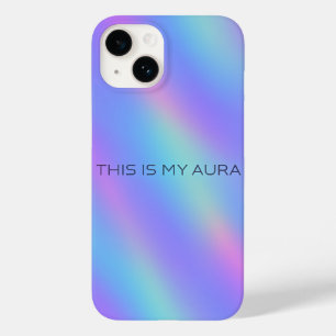 Coque Pour iPhone 14 Holographique Dégradé coque iphone esthétique
