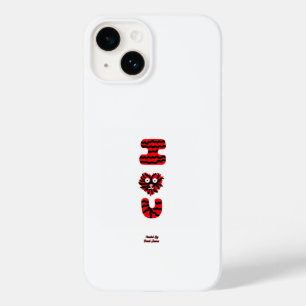 Coque Pour iPhone 14 I Fuzzy U Apple iPhone 14 Coque