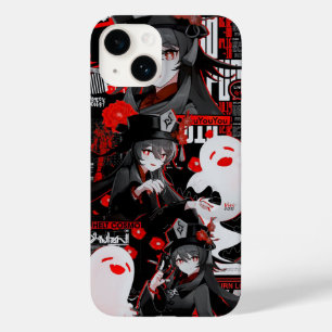 Coque Pour iPhone 14 iPhone 14 coque Hutao (impact Genshin)