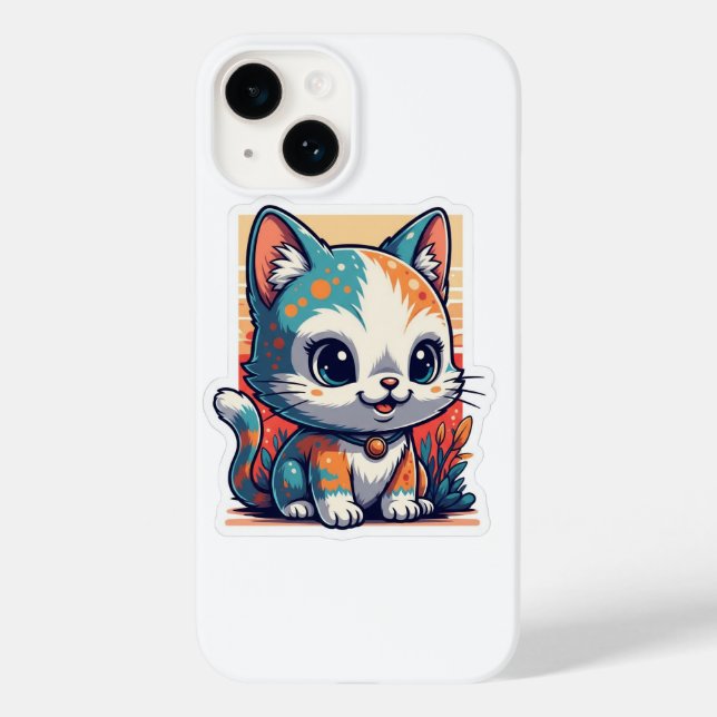 Coque Pour iPhone 14 iPhone / chat coque ipad (Verso)