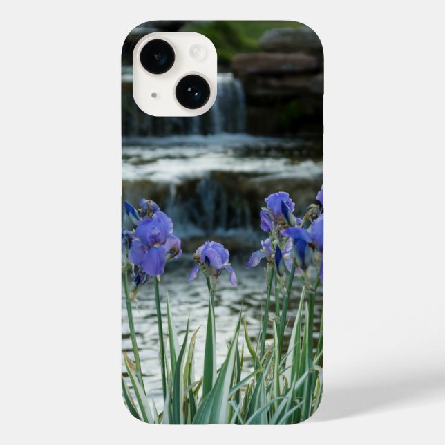 Coque Pour iPhone 14 Irises Au Château coque iphone (Verso)