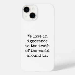 Coque Pour iPhone 14 Live In Ignorance coque iphone