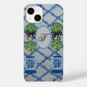 Coque Pour iPhone 14 Monogramme Topiary Ginger Jars iPhone / coque ipad