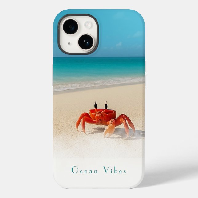 Coque Pour iPhone 14 Ocean Vibes — iPhone 14 Coque dur (Verso)