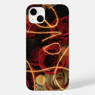 Coque Pour iPhone 14 Plus Amour Et Rose iPhone / coque ipad