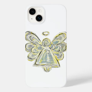 Coque Pour iPhone 14 Plus Blanc Guardian Angel Art coque iphone personnalisé