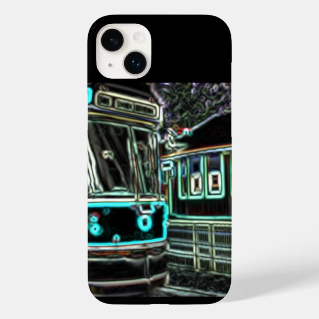 Coque Pour iPhone 14 Plus CLRV Neon à stn iPhone 14 Plus coque (Verso)