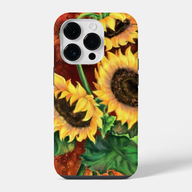 Coque Pour iPhone 14 Plus Coque iphone tournesol (Verso)