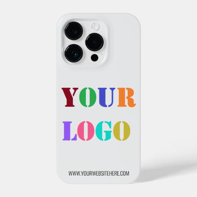 Coque Pour iPhone 14 Plus Logo d'entreprise personnalisé et coque iphone d'e (Verso)