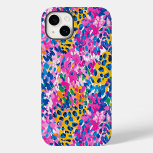 Coque Pour iPhone 14 Plus Preppy Cheetah Print Coque-Mate coque iphone